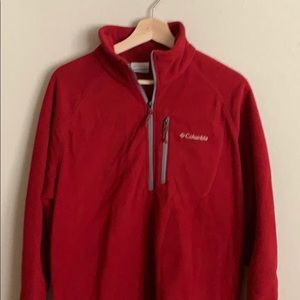 Columbia jacket size L all weather Red.
